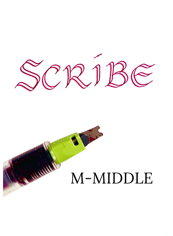 PARALLEL PEN 3,8MM GREEN CUSTOMIZED WITH DEMO WRITING