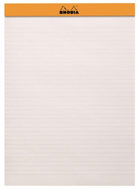 BLOC AGRAFÉ RHODIA LE R N°18